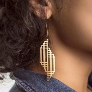 Geometric Glitz Earrings